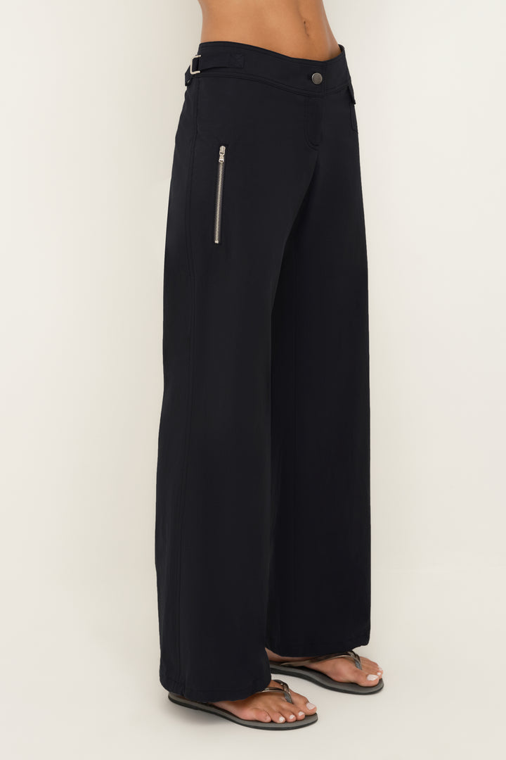 Cotton Billow Pant | Black - SULLIVAN