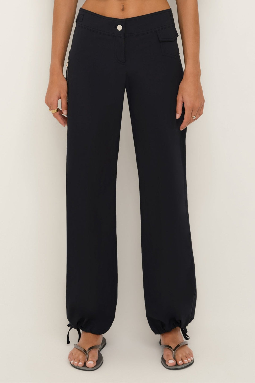 Cotton Billow Pant | Black - SULLIVAN