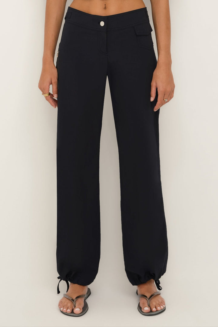 Cotton Billow Pant | Black - SULLIVAN
