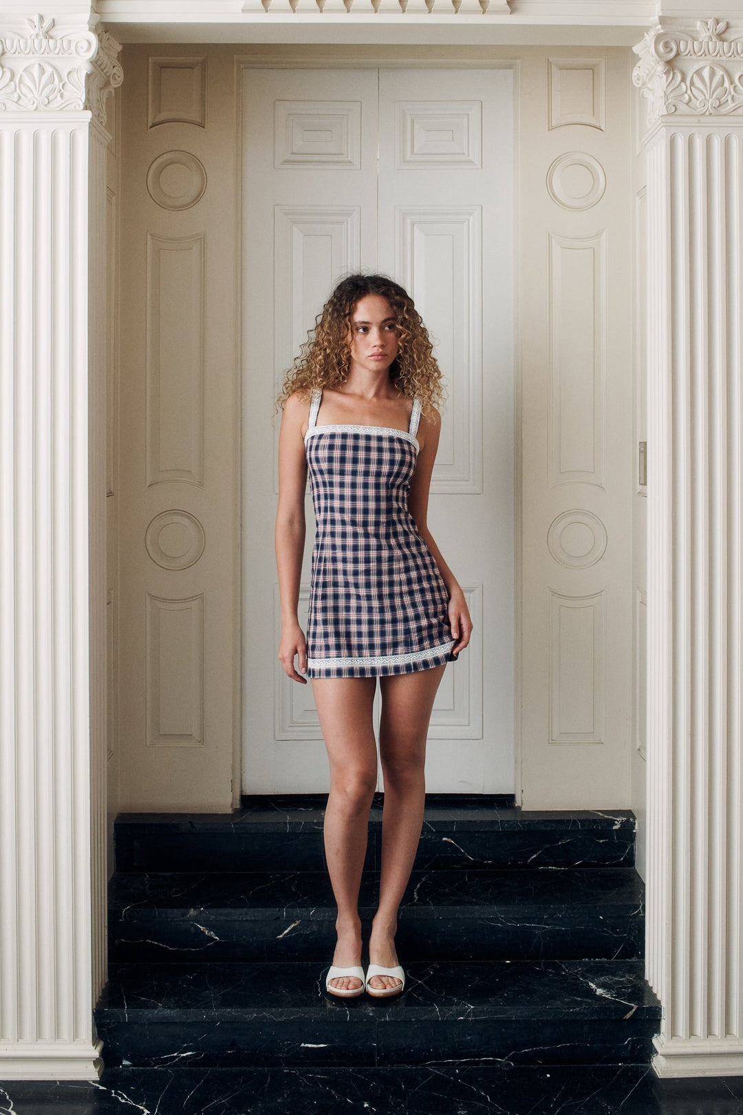 Italian Cotton Mini Dress - SULLIVAN