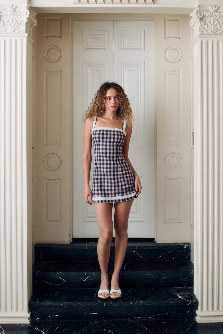 Italian Cotton Mini Dress - SULLIVAN
