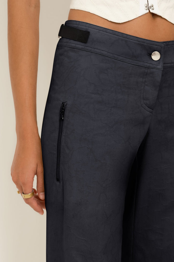 Jacquard Billow Pant | Steel - SULLIVAN