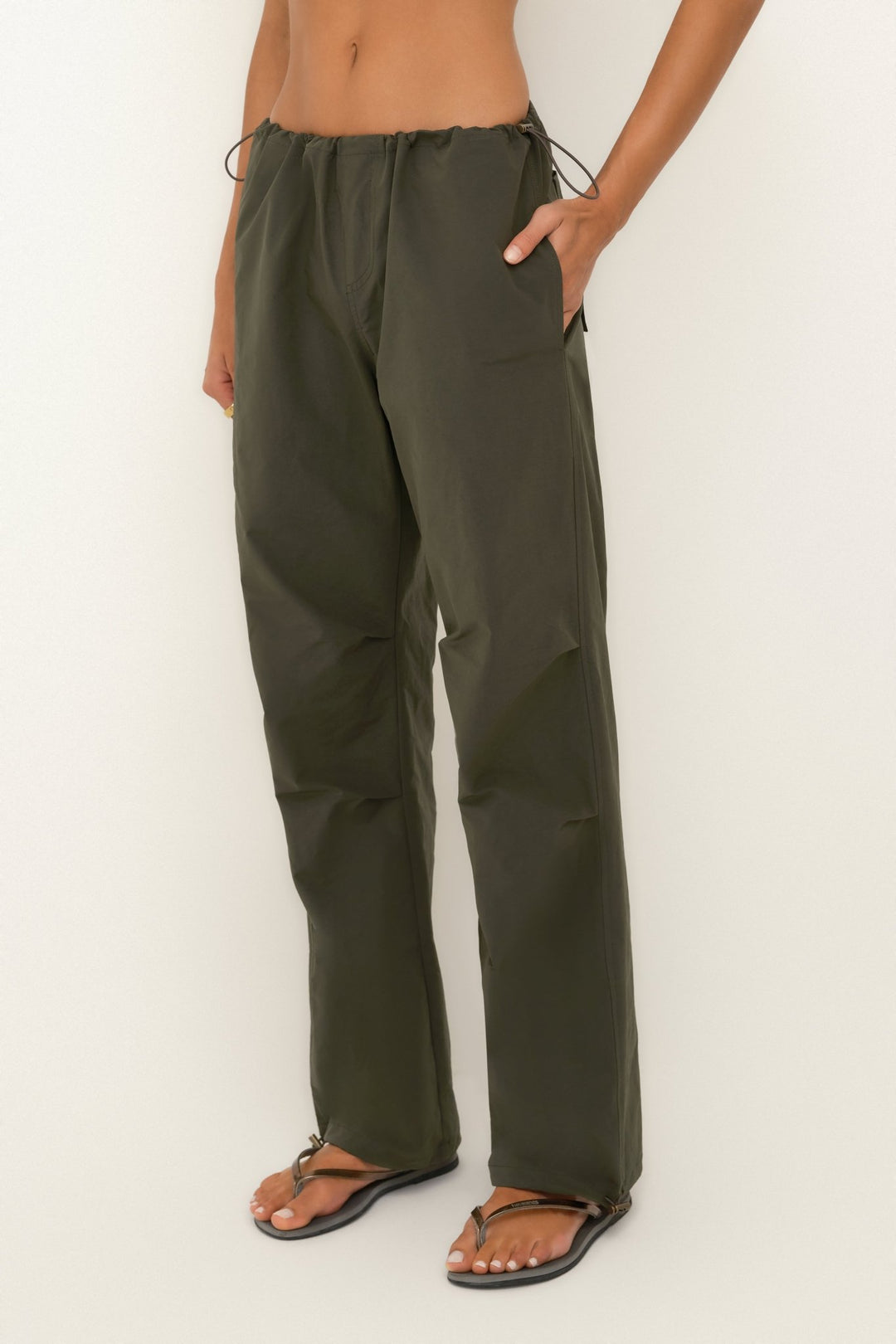 Japanese Nylon Pant | Army - SULLIVAN