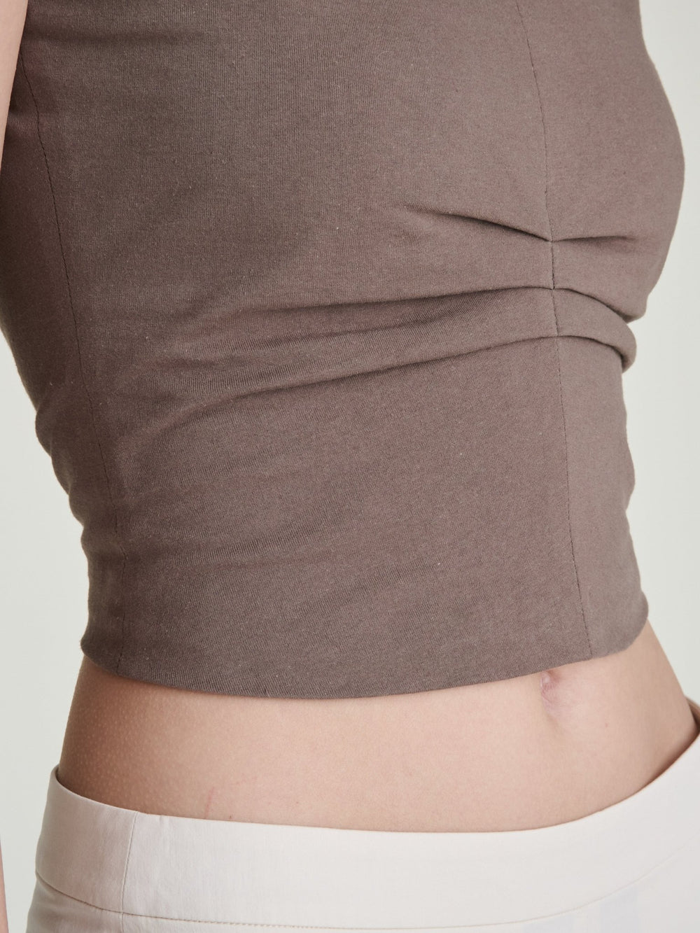 Lauren Jersey Mockneck | Clay - SULLIVAN