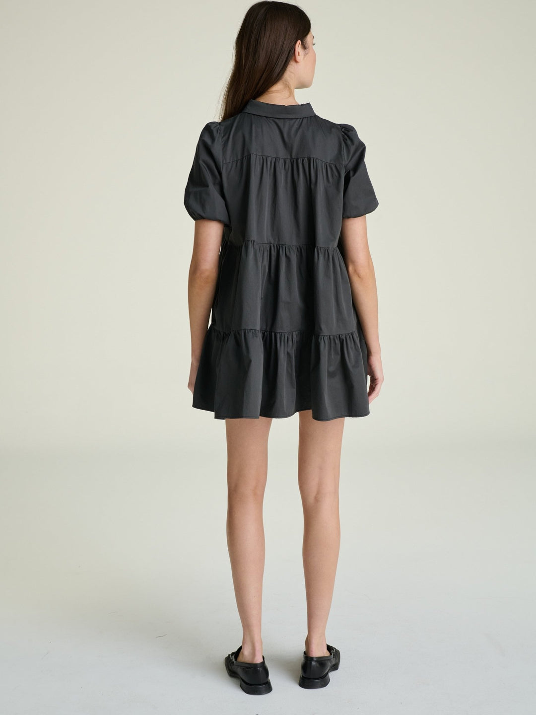 Lolita Shirt Dress | Slate - SULLIVAN
