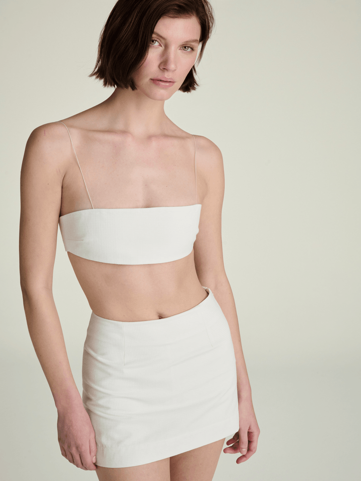 Perfect Ripstop Skort | Off - White - SULLIVAN