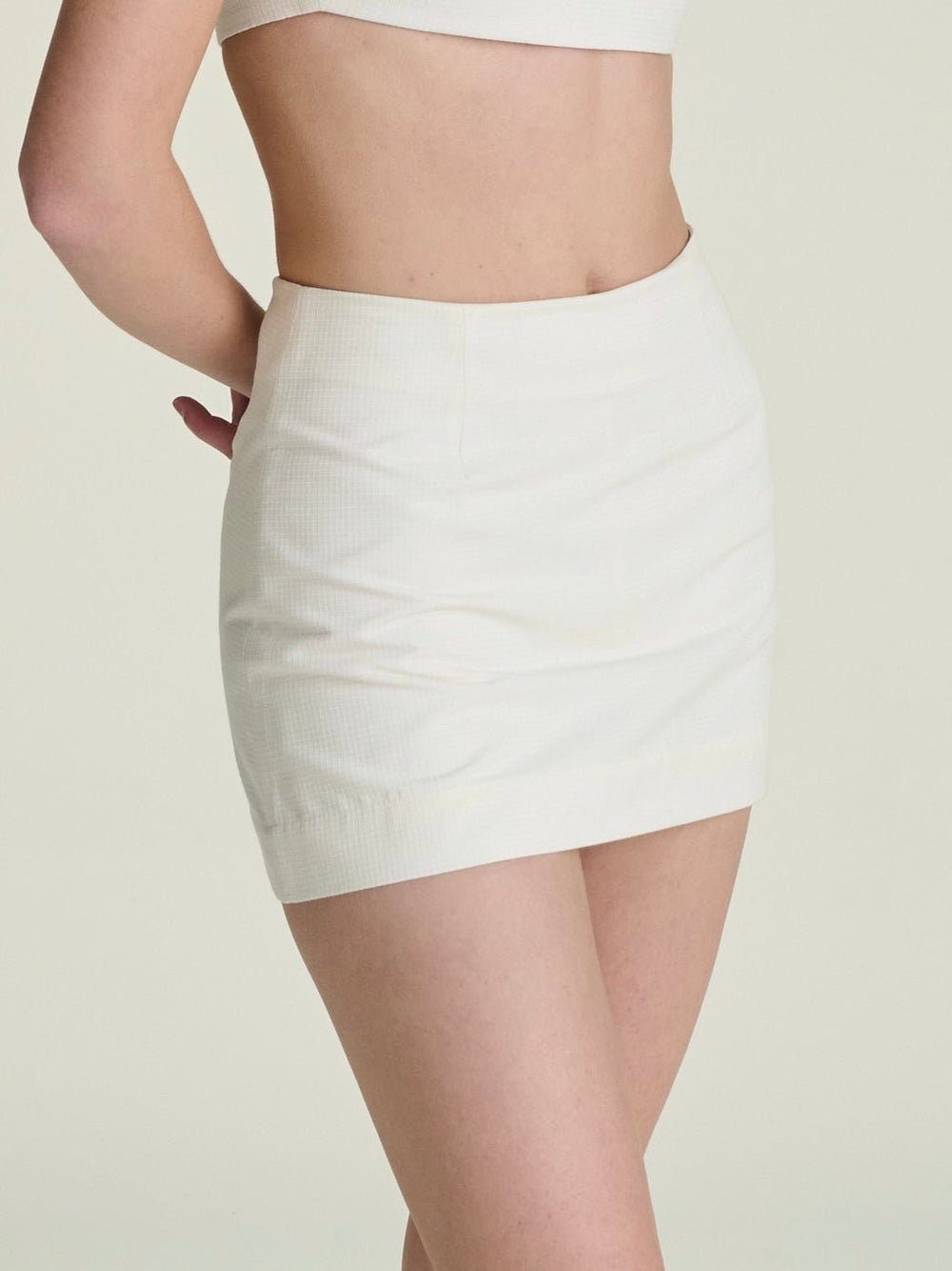 Perfect Ripstop Skort | Off - White - SULLIVAN
