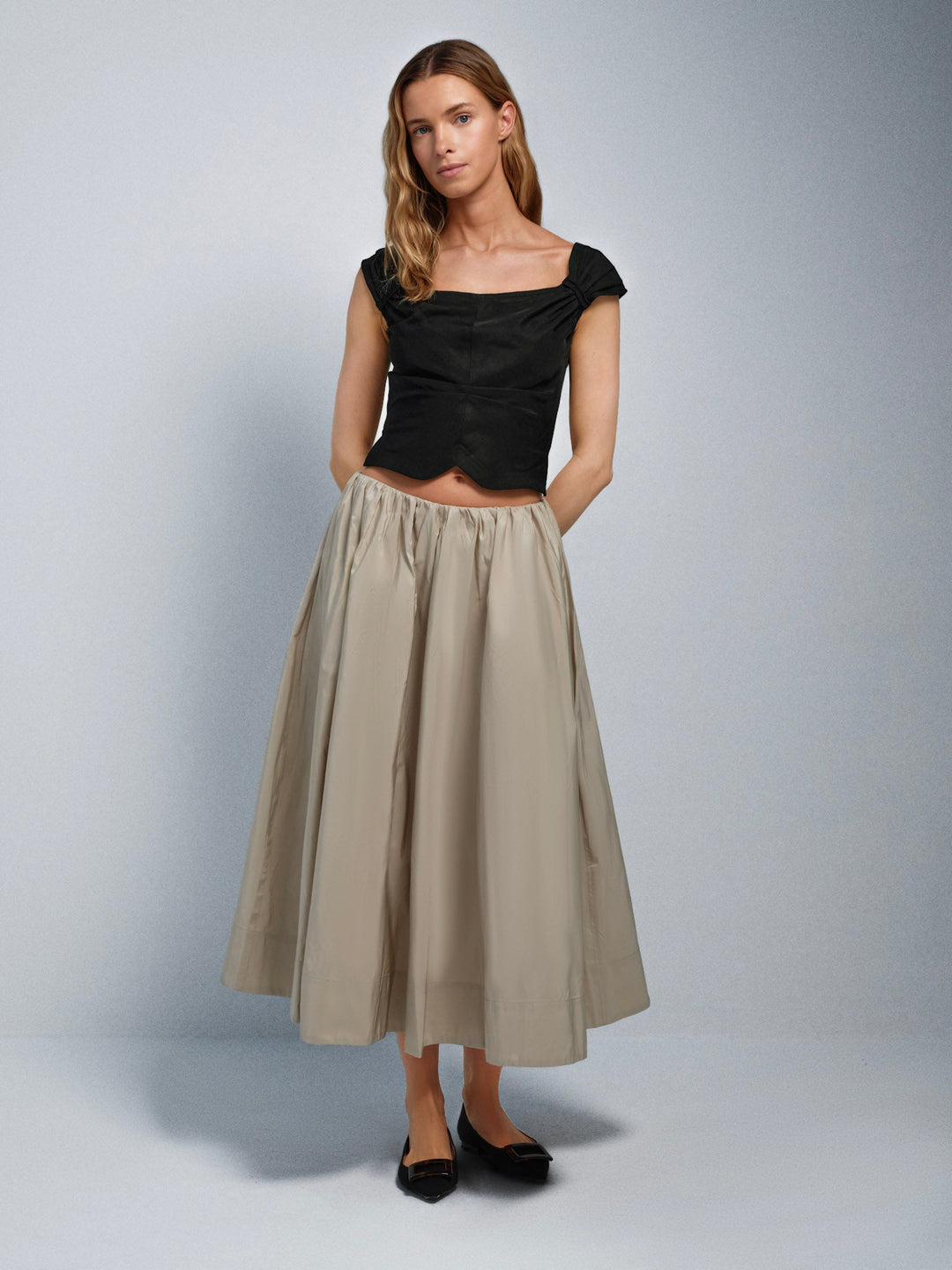 Taffeta Skirt - SULLIVAN
