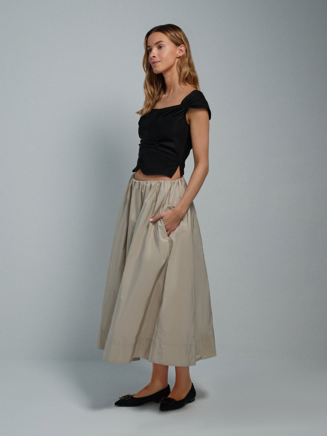 Taffeta Skirt - SULLIVAN