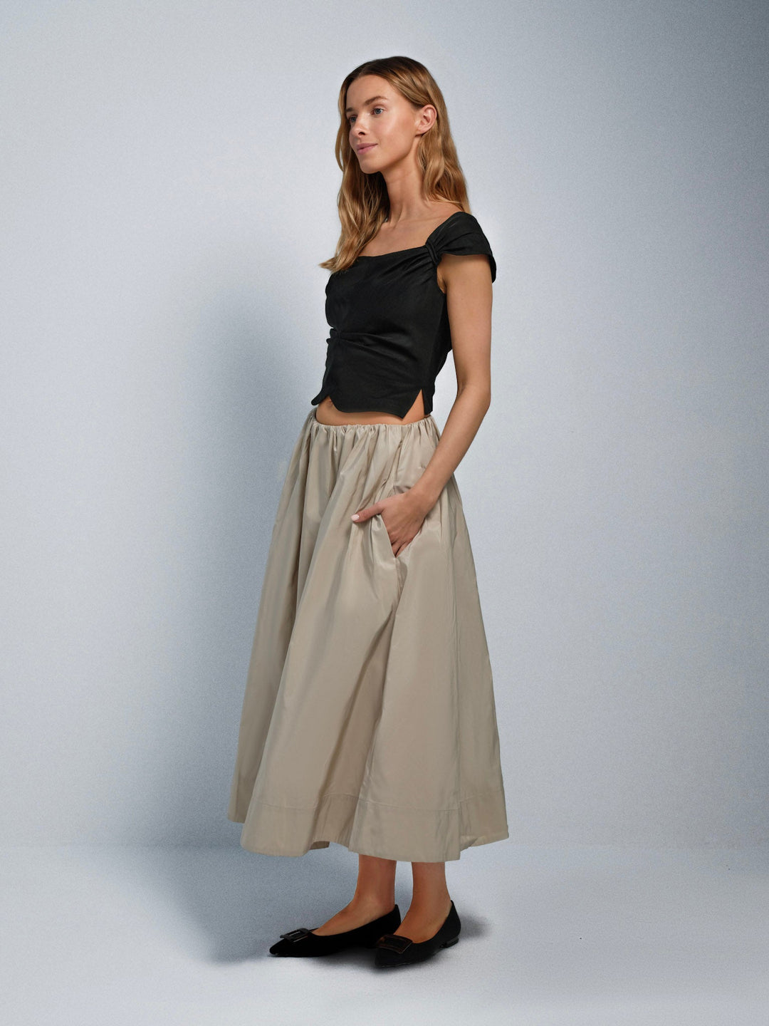 Taffeta Skirt - SULLIVAN
