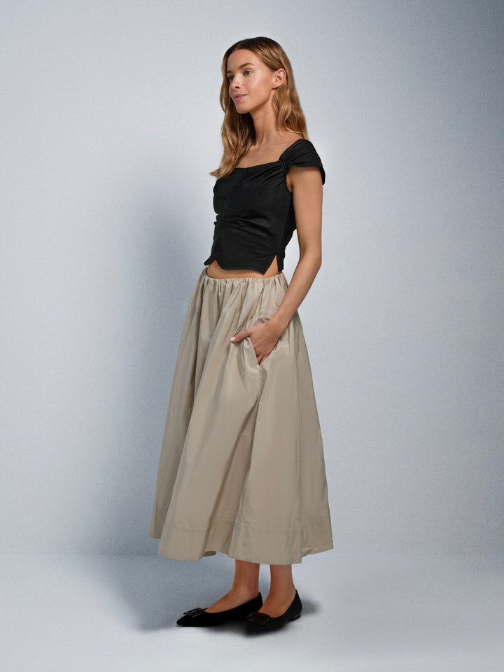 Taffeta Skirt - SULLIVAN
